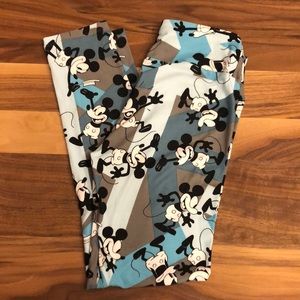 LuLaRoe Leggings One Size. Mickey Mouse. New